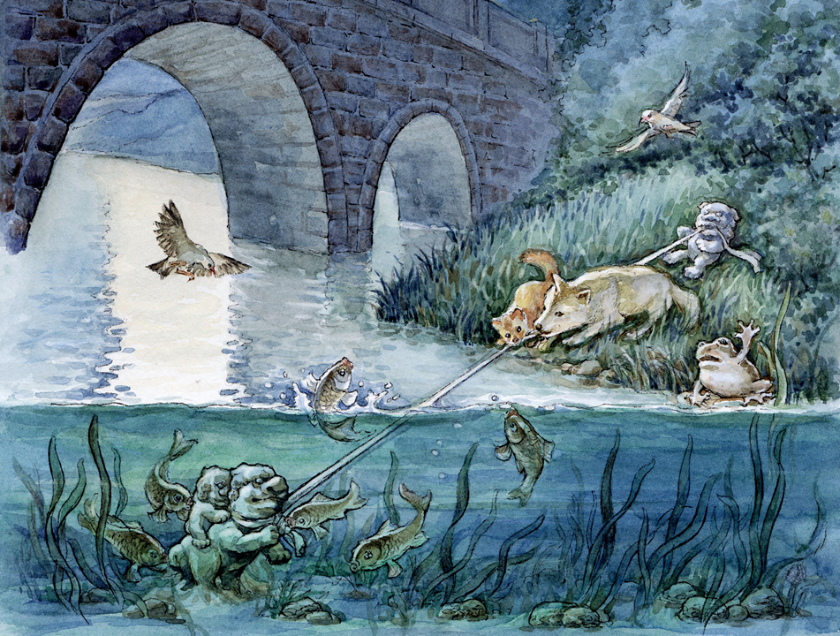 《夜明桥上的小石狮》图书分享会举办，一部浪漫的中国风童话